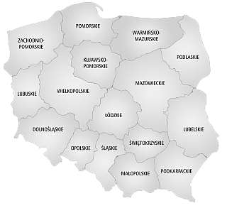 Mapa Polski